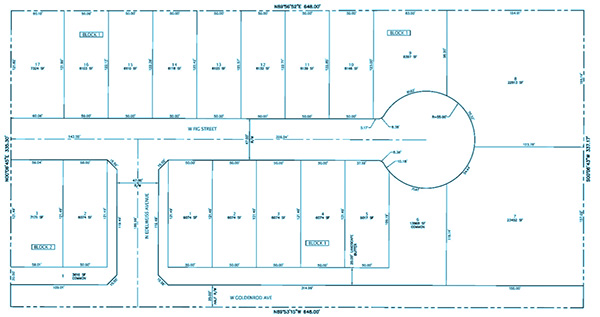 Whitepine plat plat map